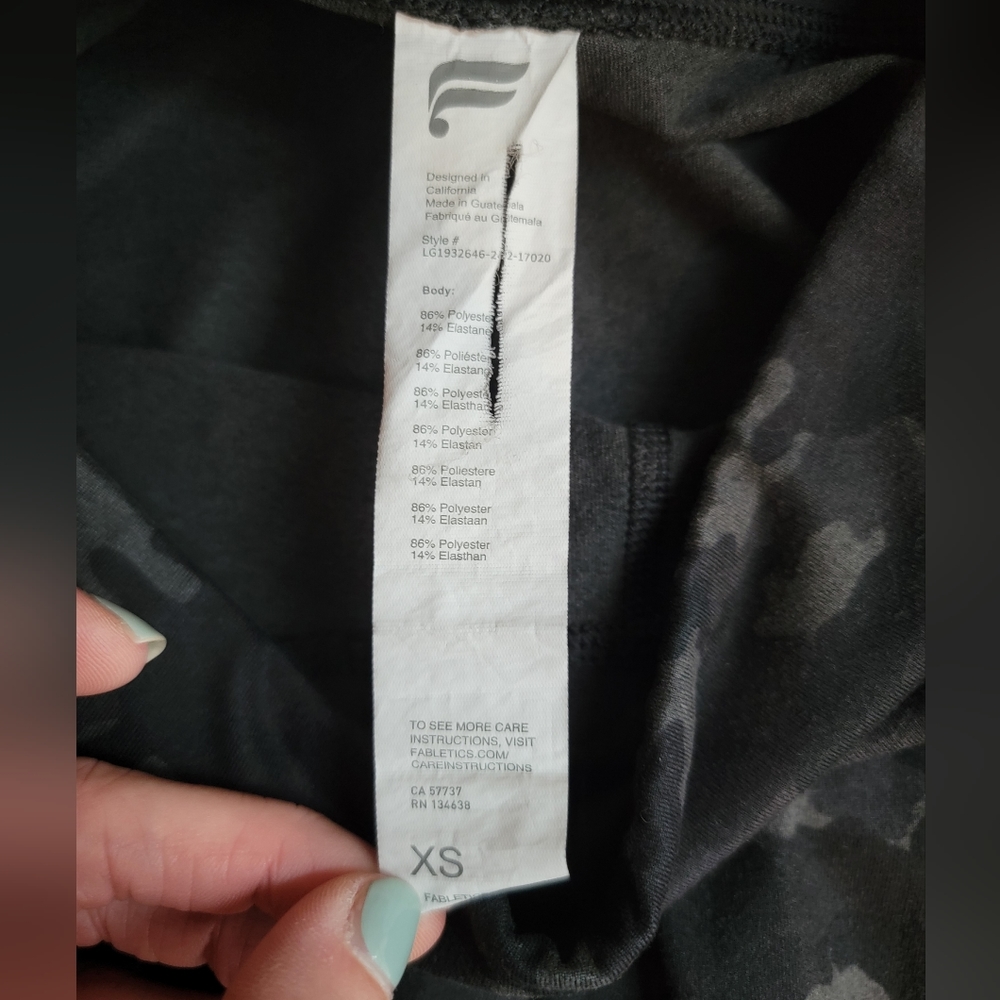 Fabletics Full Extra Length High Rise Leggings Bl… - image 4